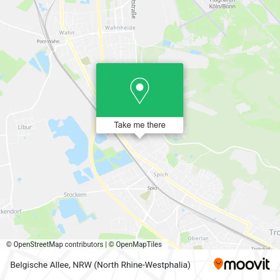 Belgische Allee map