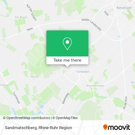 Sandmatschberg map