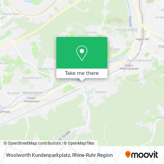 Woolworth Kundenparkplatz map