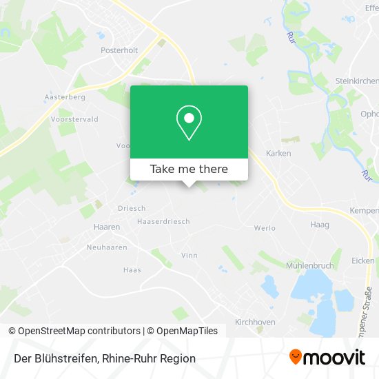 Карта Der Blühstreifen