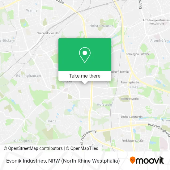 Evonik Industries map