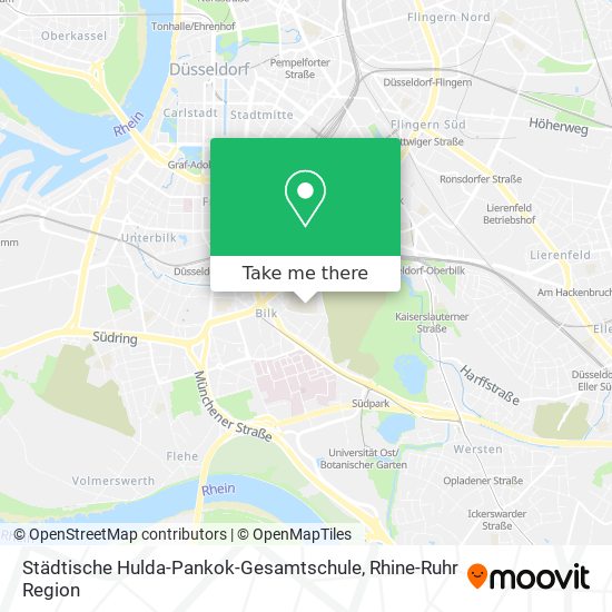 Städtische Hulda-Pankok-Gesamtschule map