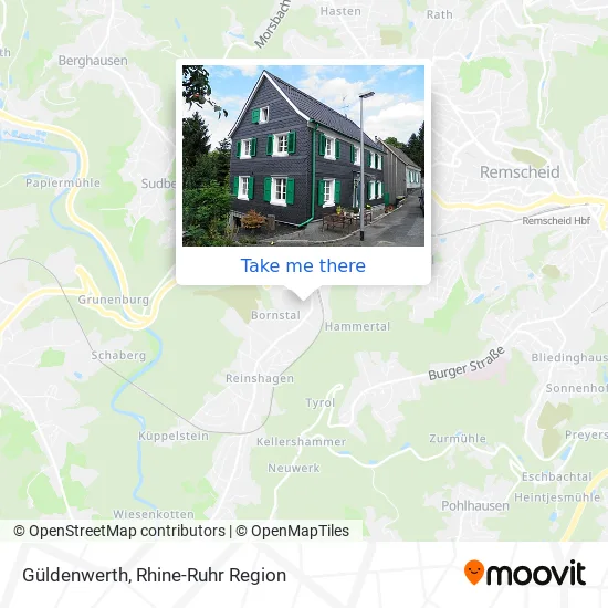 Карта Güldenwerth