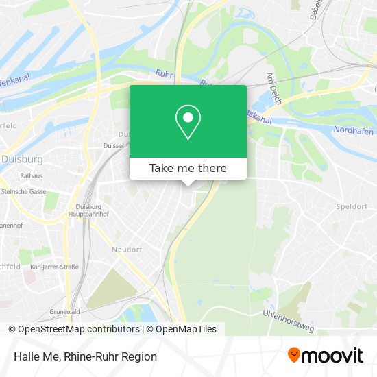 Halle Me map