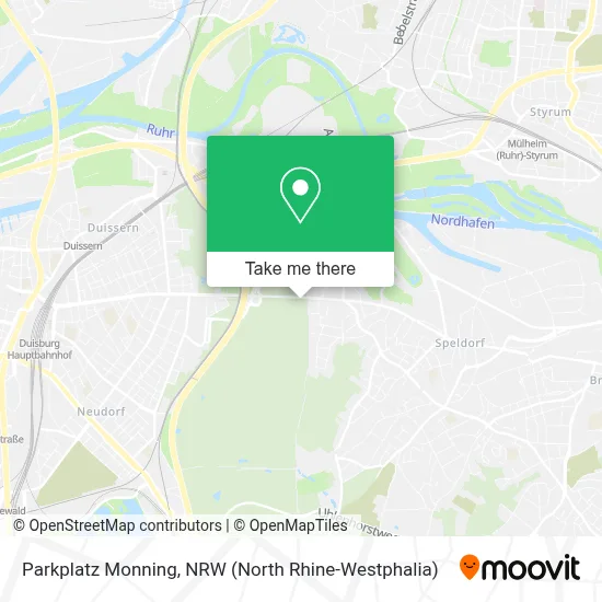 Parkplatz Monning map