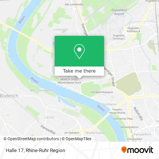 Halle 17 map