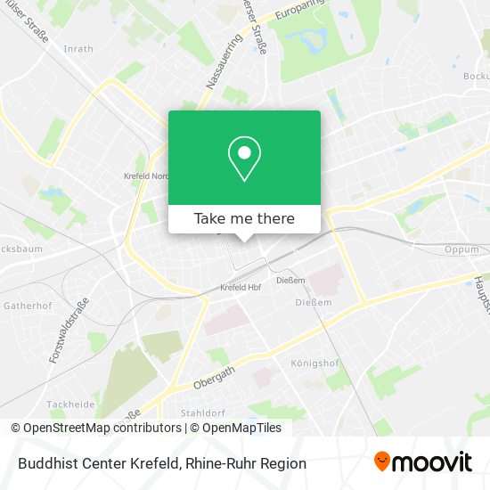 Buddhist Center Krefeld map