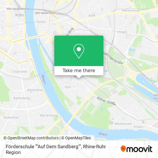 Карта Förderschule ""Auf Dem Sandberg""