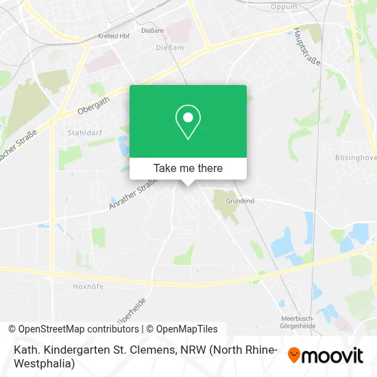 Kath. Kindergarten St. Clemens map
