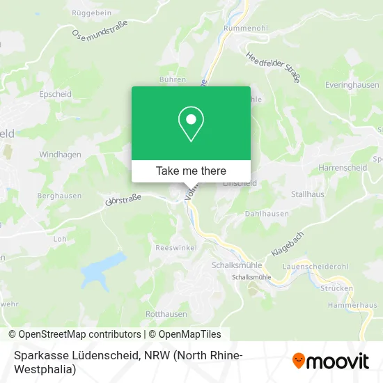 Sparkasse Lüdenscheid map