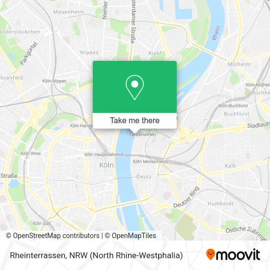 Rheinterrassen map