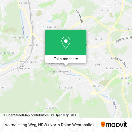 Карта Volme-Hang-Weg