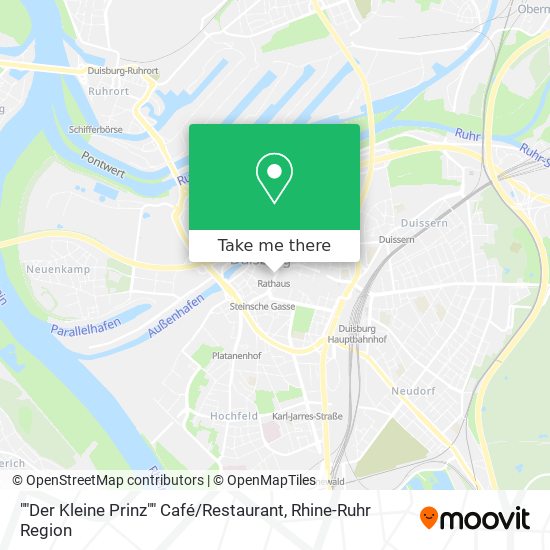 ""Der Kleine Prinz"" Café / Restaurant map