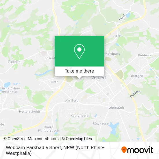 Карта Webcam Parkbad Velbert