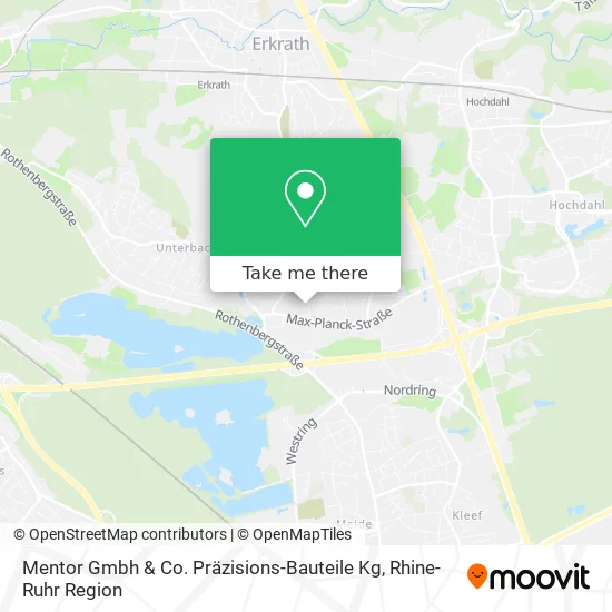 Карта Mentor Gmbh & Co. Präzisions-Bauteile Kg
