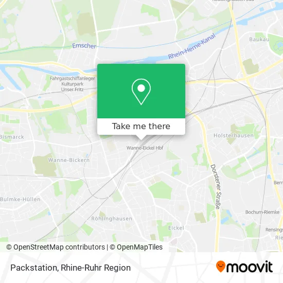 Карта Packstation