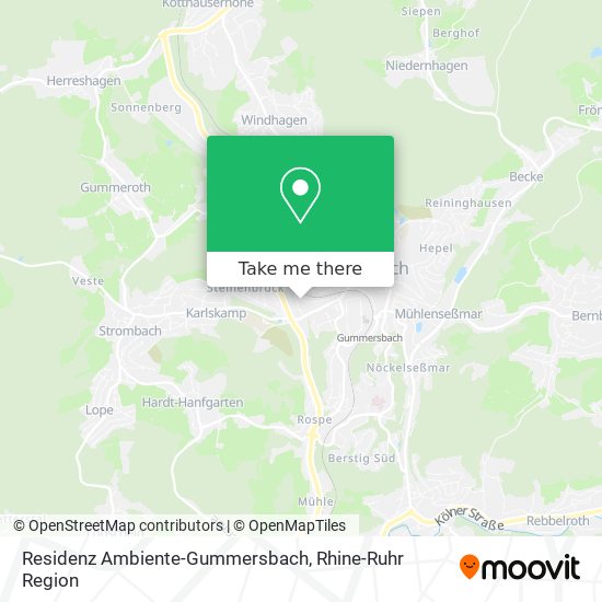 Residenz Ambiente-Gummersbach map