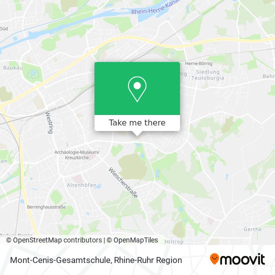Mont-Cenis-Gesamtschule map