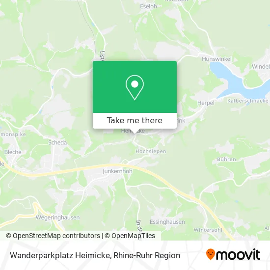 Карта Wanderparkplatz Heimicke