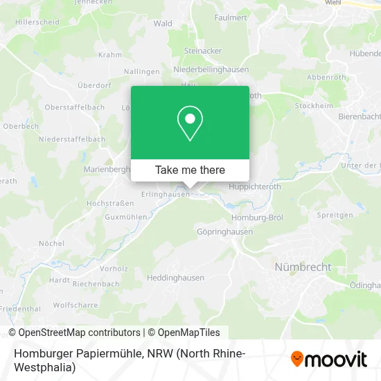 Homburger Papiermühle map