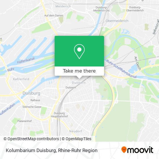 Kolumbarium Duisburg map