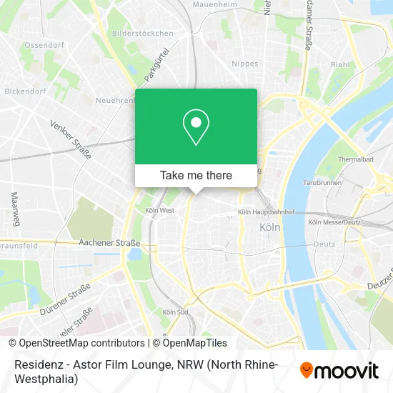 Residenz - Astor Film Lounge map