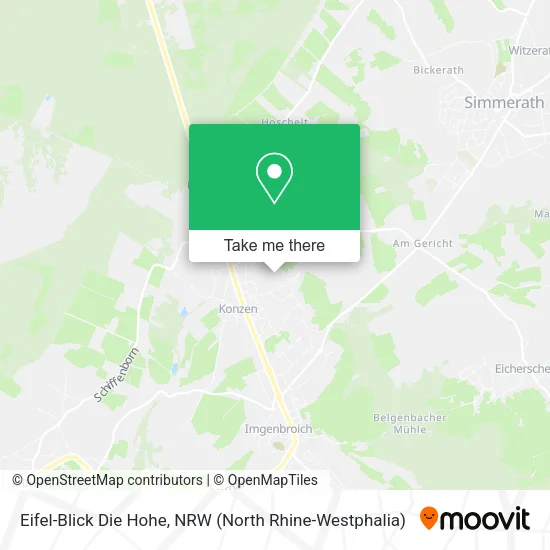 Карта Eifel-Blick Die Hohe