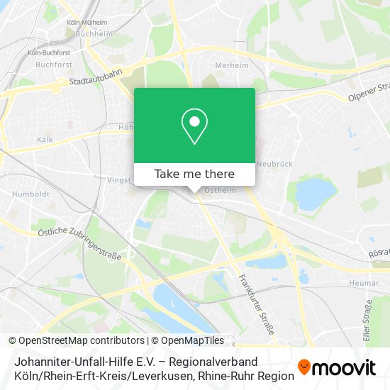 Johanniter-Unfall-Hilfe E.V. – Regionalverband Köln / Rhein-Erft-Kreis / Leverkusen map
