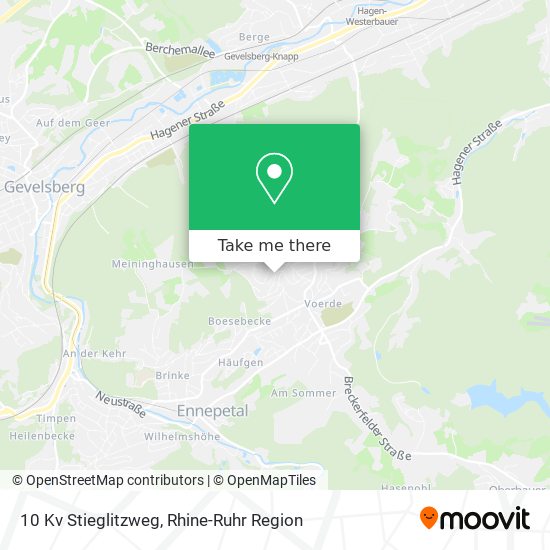 10 Kv Stieglitzweg map