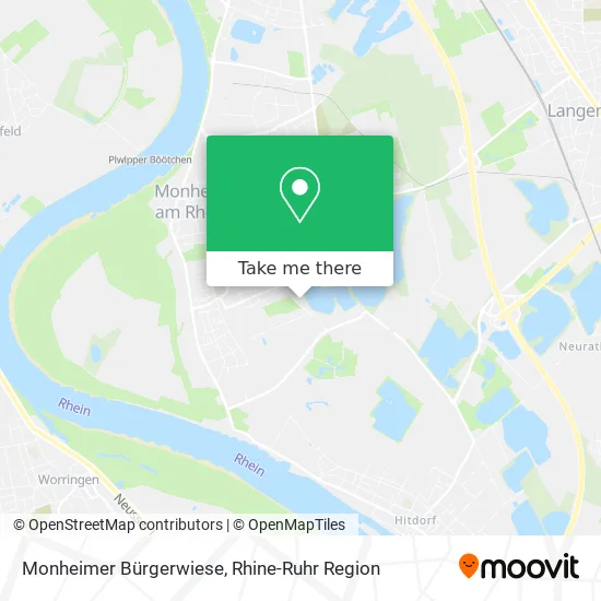 Карта Monheimer Bürgerwiese