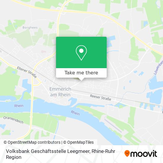 Volksbank Geschäftsstelle Leegmeer map