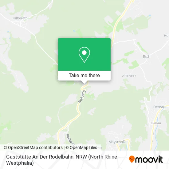 Карта Gaststätte An Der Rodelbahn