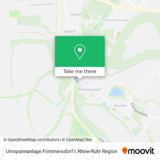 Umspannanlage Frimmersdorf I map
