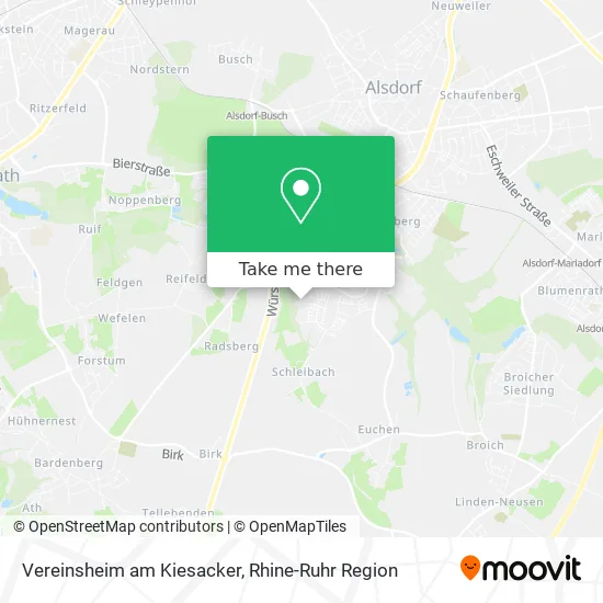 Карта Vereinsheim am Kiesacker