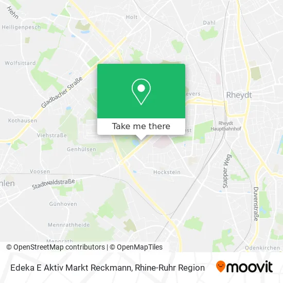 Карта Edeka E Aktiv Markt Reckmann