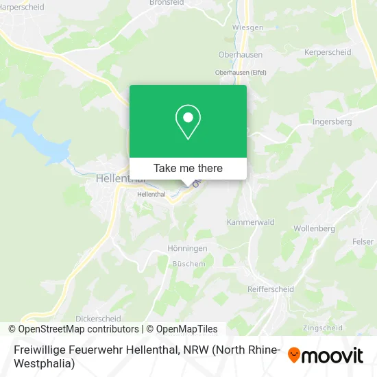 Карта Freiwillige Feuerwehr Hellenthal
