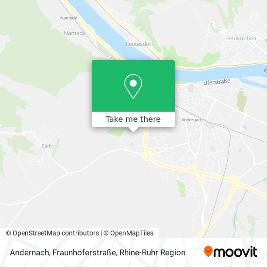 Andernach, Fraunhoferstraße map