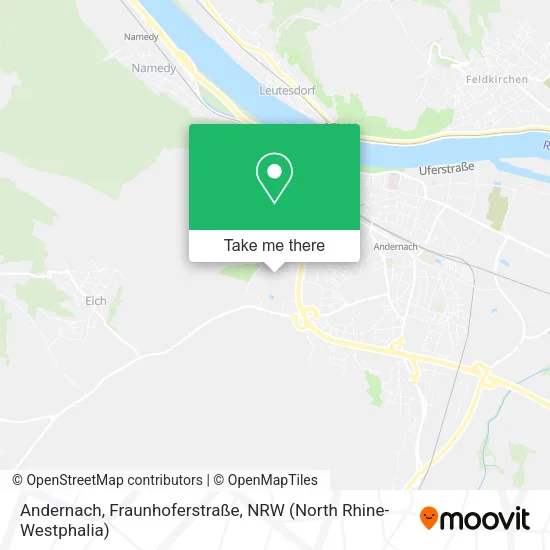 Andernach, Fraunhoferstraße map