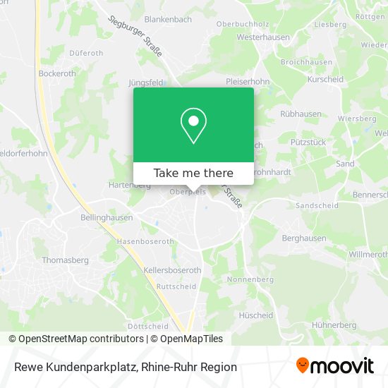 Rewe Kundenparkplatz map