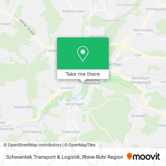 Schwientek Transport & Logistik map