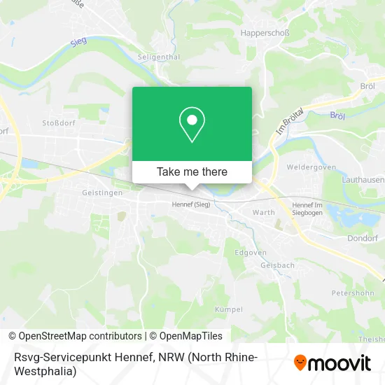Карта Rsvg-Servicepunkt Hennef