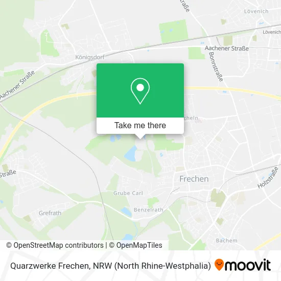 Quarzwerke Frechen map