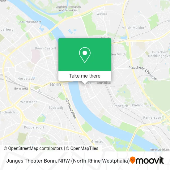 Карта Junges Theater Bonn