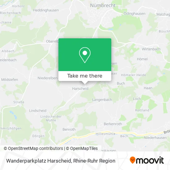 Карта Wanderparkplatz Harscheid