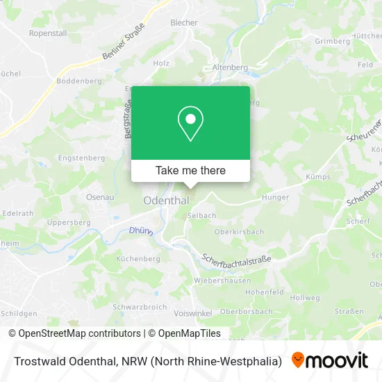 Карта Trostwald Odenthal