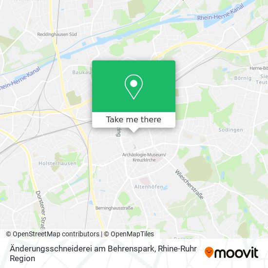 Änderungsschneiderei am Behrenspark map