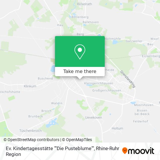 Ev. Kindertagesstätte ""Die Pusteblume"" map