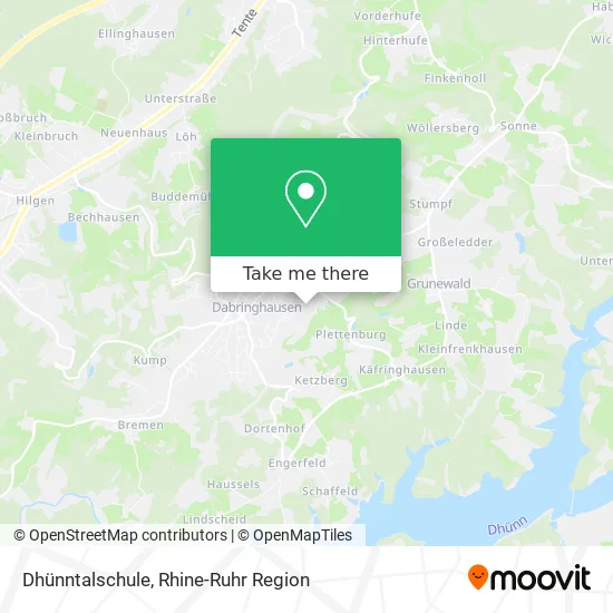 Dhünntalschule map