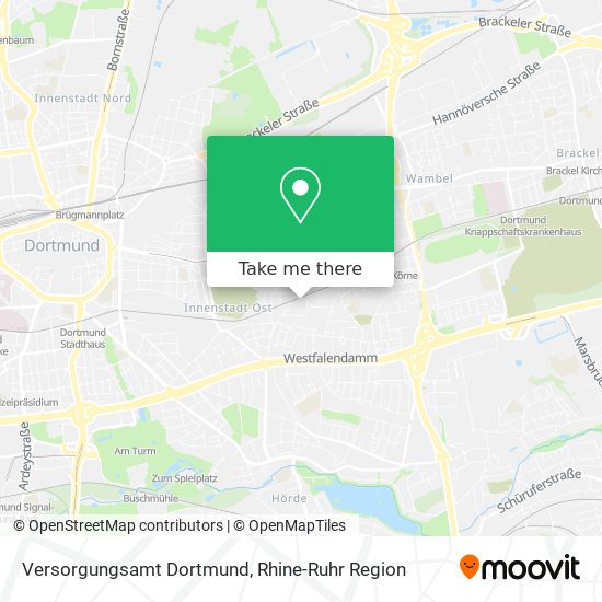 Versorgungsamt Dortmund map