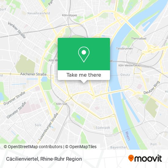 Cäcilienviertel map